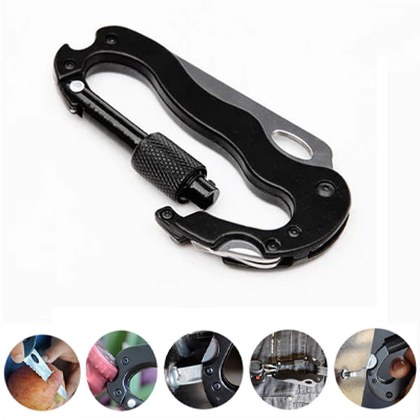 5 in 1 Multi Function EDC Carabiner